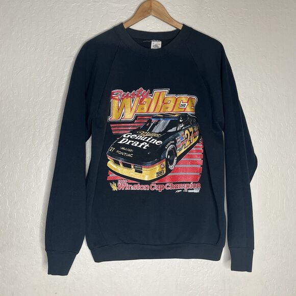 Vintage Rusty Wallace 1989 Winston Cup Champion Sweatshirt Size XL - Picture 1 of 8